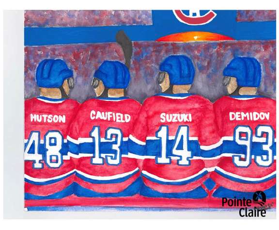 We miss Slafkovský | Abigail Gentile | 2026 | Acrylique