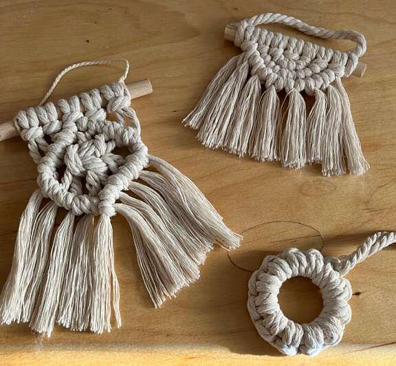 Ornements macrame