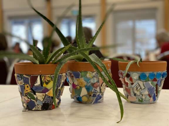 Mosaique Pots Terra Cotta
