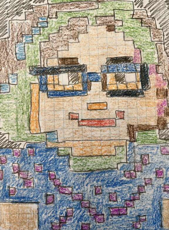 Minecraft self portrait